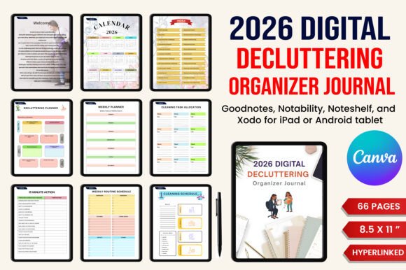 Download 2026 Digital Decluttering &amp; Organizer - Decluttering Collection