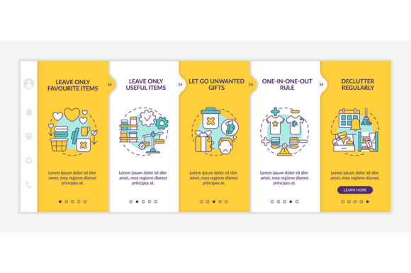 Download Decluttering Advices Onboarding Template - Premium Resources