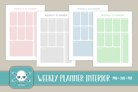 Download Weekly Planner Interior - Weekly planner Collection