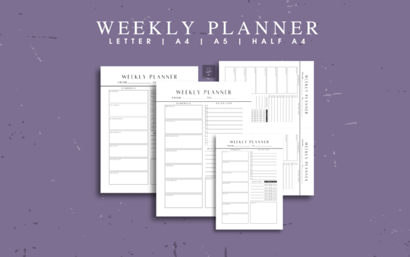 Download Weekly Planner Printable Template - Weekly planner Collection
