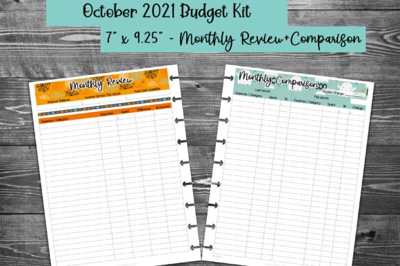 Download Halloween October Budget Monthly Review - Monthly review Collection