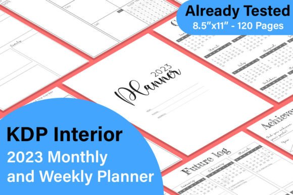 Download 2023 Monthly and Weekly Planner - Weekly planner Collection